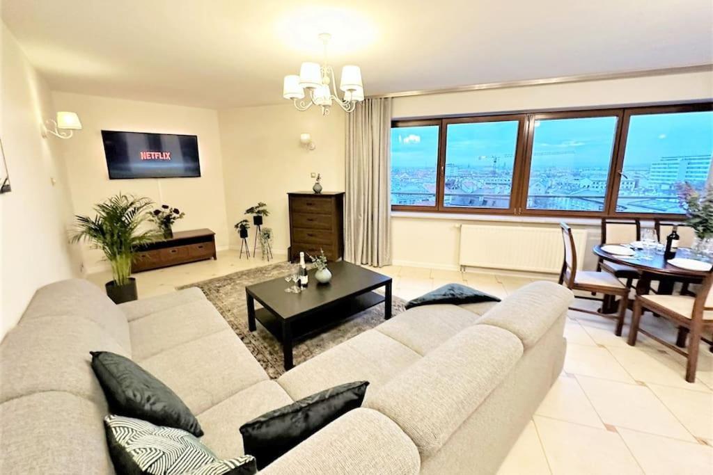 Exclusive Penthouse Near Citycenter 120M2 +Netflix Krakau Exterior foto